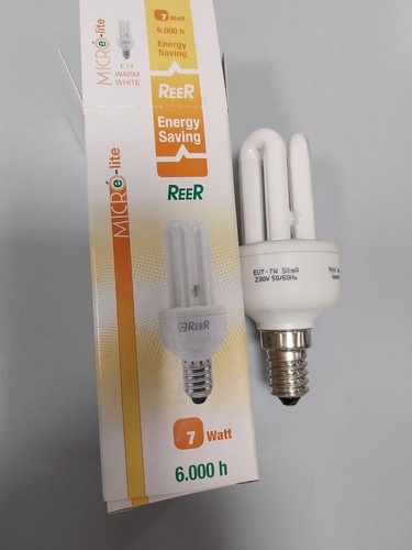Lampadina reer e14 - 7w, warm