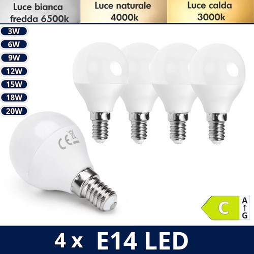 E14 led lampadine - da, 3w