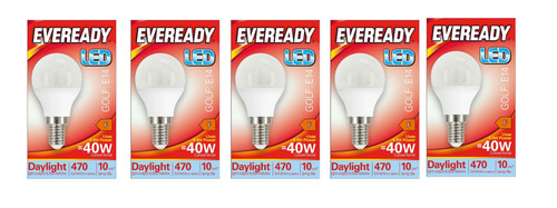Eveready led golf e14 - golf, (ses)